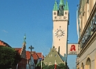 Marktplatz in Straubing : Markt, Turm